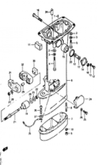 Driveshaft housing (  )