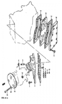 Inlet case - exhaust cover ( case -   )