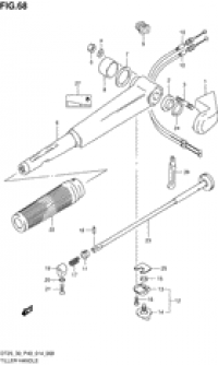 Tiller handle ()