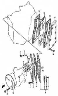 Inlet case ( case)