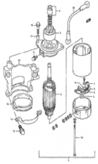 Starting motor ( )