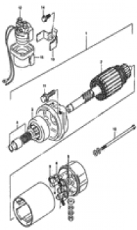 Starting motor ( )