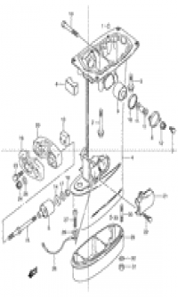 Drive shaft housing (  )