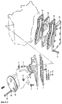 Inlet case - exhaust cover ( case -   )