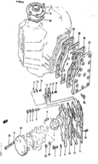 Inlet case - exhaust cover ( case -   )