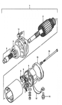 Starting motor ( )