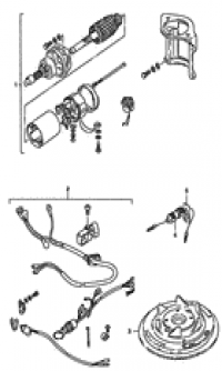 Opt : starting motor ( :  )