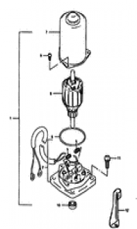 Power trim & tilt motor (  )