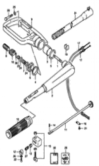 Tiller handle ()