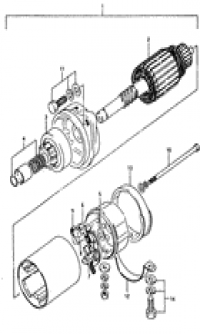 Starting motor ( )