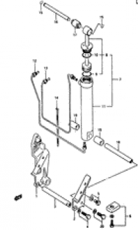 Tilt cylinder & support (  & sport)