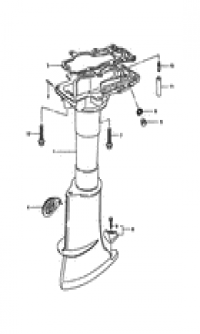 Drive shaft housing (  )