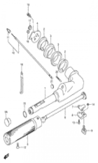 Tiller handle ()