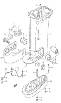 Driveshaft housing (  )