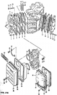 Inlet case / exhaust cover ( case /   )