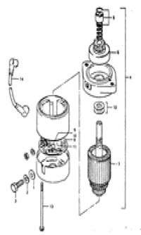 Starting motor ( )