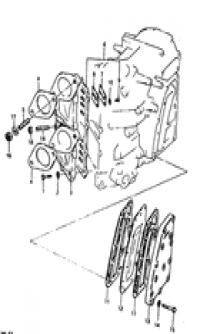 Inlet case/exhaust cover ( case /   )