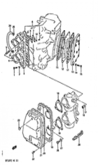 Inlet case/exhaust cover ( case /   )