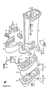 Driveshaft housing (  )