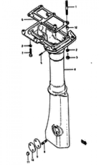 Driveshaft housing (  )