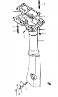 Driveshaft housing (  )