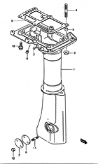 Driveshaft housing (  )