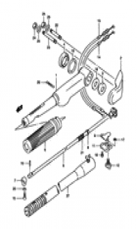 Tiller handle ()