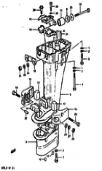 Driveshaft housing (  )