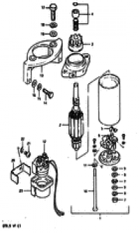 Starting motor ( )