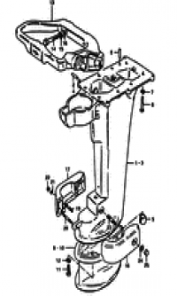 Driveshaft housing (  )