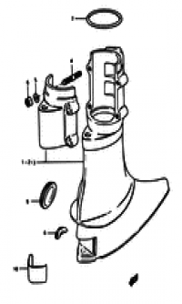 Drivershaft housing ( )