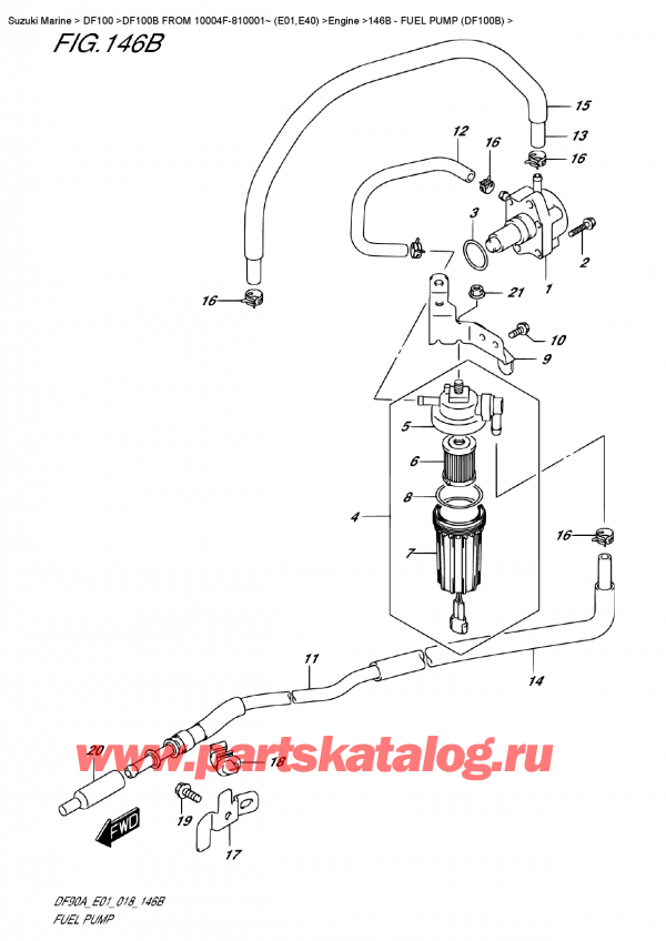  , , SUZUKI DF100B TL/TX FROM 10004F-810001~ (E01),   (Df100B)