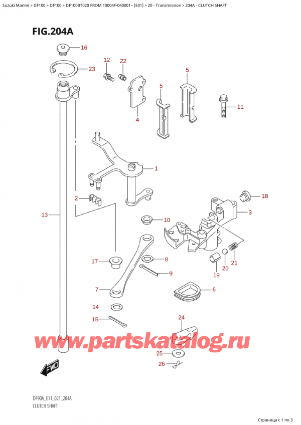 ,   , Suzuki DF100B TL/TX FROM 10004F-040001~ (E01),  