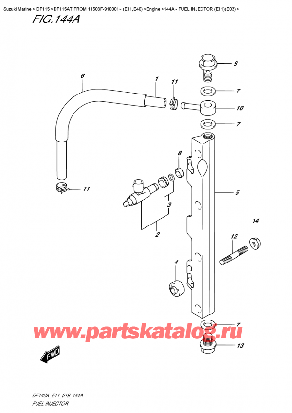  ,   , Suzuki DF115A TL / TX FROM 11503F-910001~ (E11),   (E11) (E03)