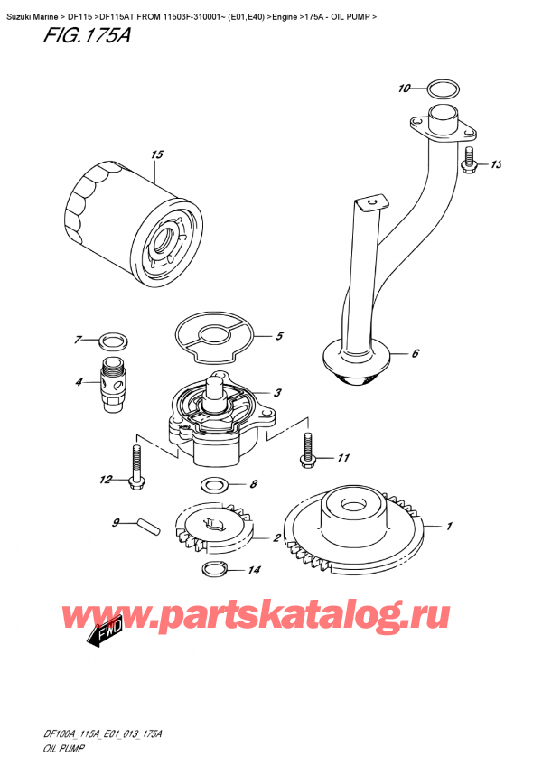  , , Suzuki DF115A TL / TX FROM 11503F-310001~ (E01),  