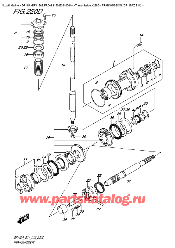   ,   ,  DF115A ZL / ZX   FROM 11503Z-610001~ ,  (Df115Az E11) / Transmission (Df115Az  E11)