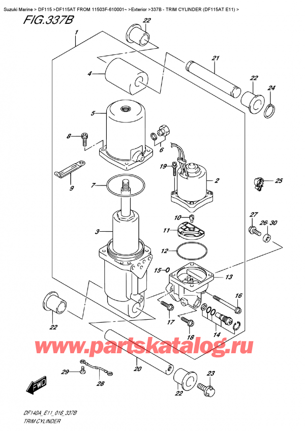  ,   , SUZUKI DF115AT L/X FROM 11503F-610001~ (E11),   (Df115At E11)