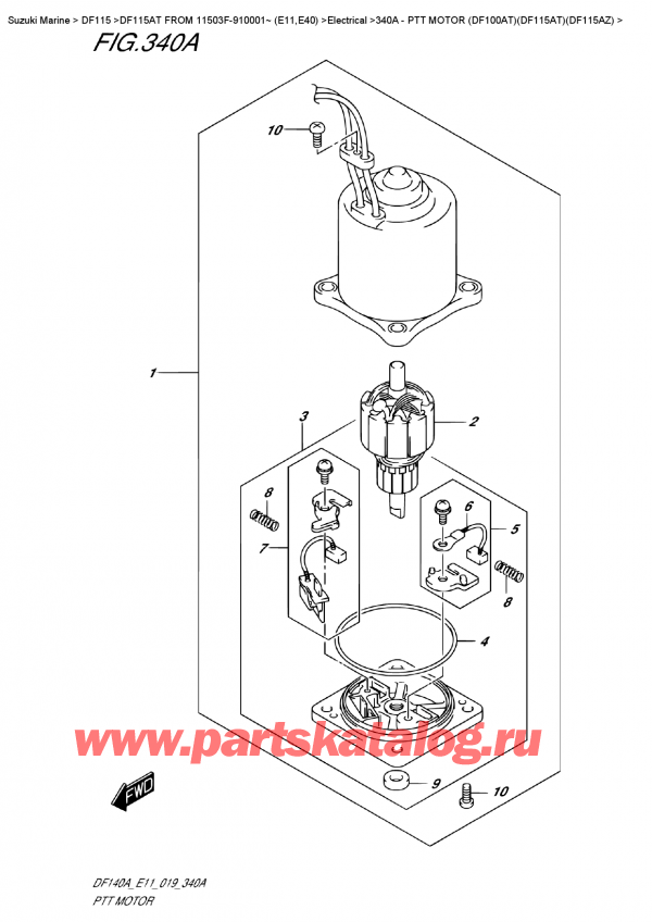 ,   , Suzuki DF115A TL / TX FROM 11503F-910001~ (E11)  2019 , Ptt Motor  (Df100At)(Df115At)(Df115Az) -   (Df100At) (Df115At) (Df115Az)