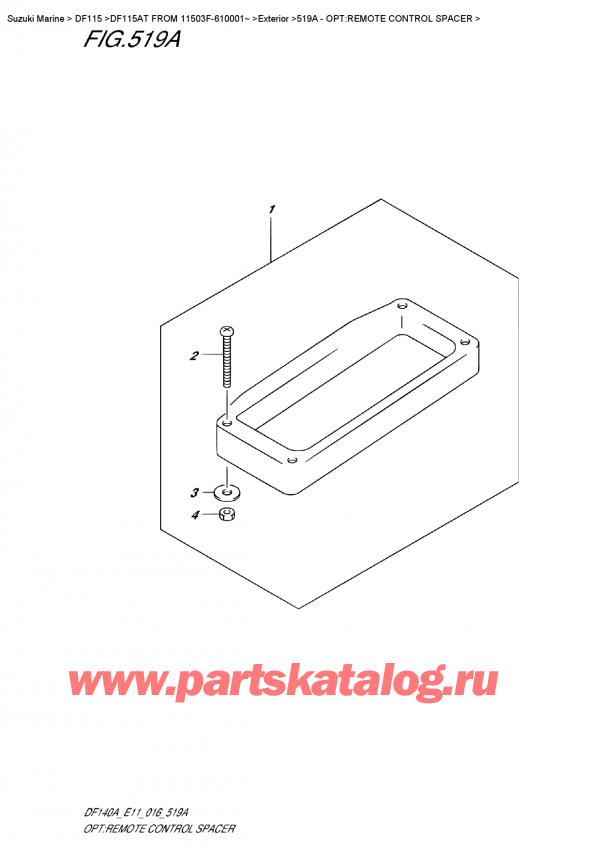 ,   , SUZUKI DF115AT L/X FROM 11503F-610001~ (E11)  2016 , :   