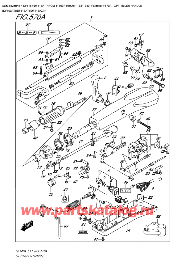  ,    , Suzuki DF115A TL / TX FROM 11503F-910001~ (E11), :  (Df100At) (Df115At) (Df115Az)