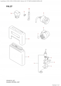 027 - Ptt Switch & Engine Control Unit (027 -   &   )