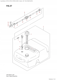 037 - Fuel Tank (Plastic) (037 -   ())