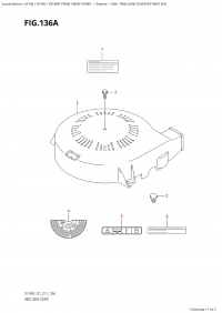 136A - Ring Gear Cover (Df140At E01) (136A -    (Df140At E01))