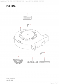 136A - Ring Gear Cover (Df140At E01) (136A -    (Df140At E01))