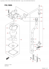 160A - Water Pump (Df140At E01) (160A -   (Df140At E01))