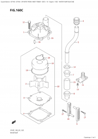 160C - Water Pump (K6,K7,K8) (160C -   (K6, K7, K8))