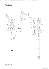 204A - Clutch Shaft (K2,K3) (204A -   (K2, K3))