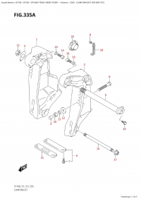 335A - Clamp Bracket (Df140At E01) (335A -   (Df140At E01))