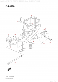 405A - Drive Shaft Housing (405A -   )