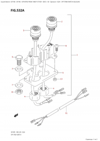 532A - Opt:trim Switch (K2,K3,K4) (532A - :   (K2, K3, K4))